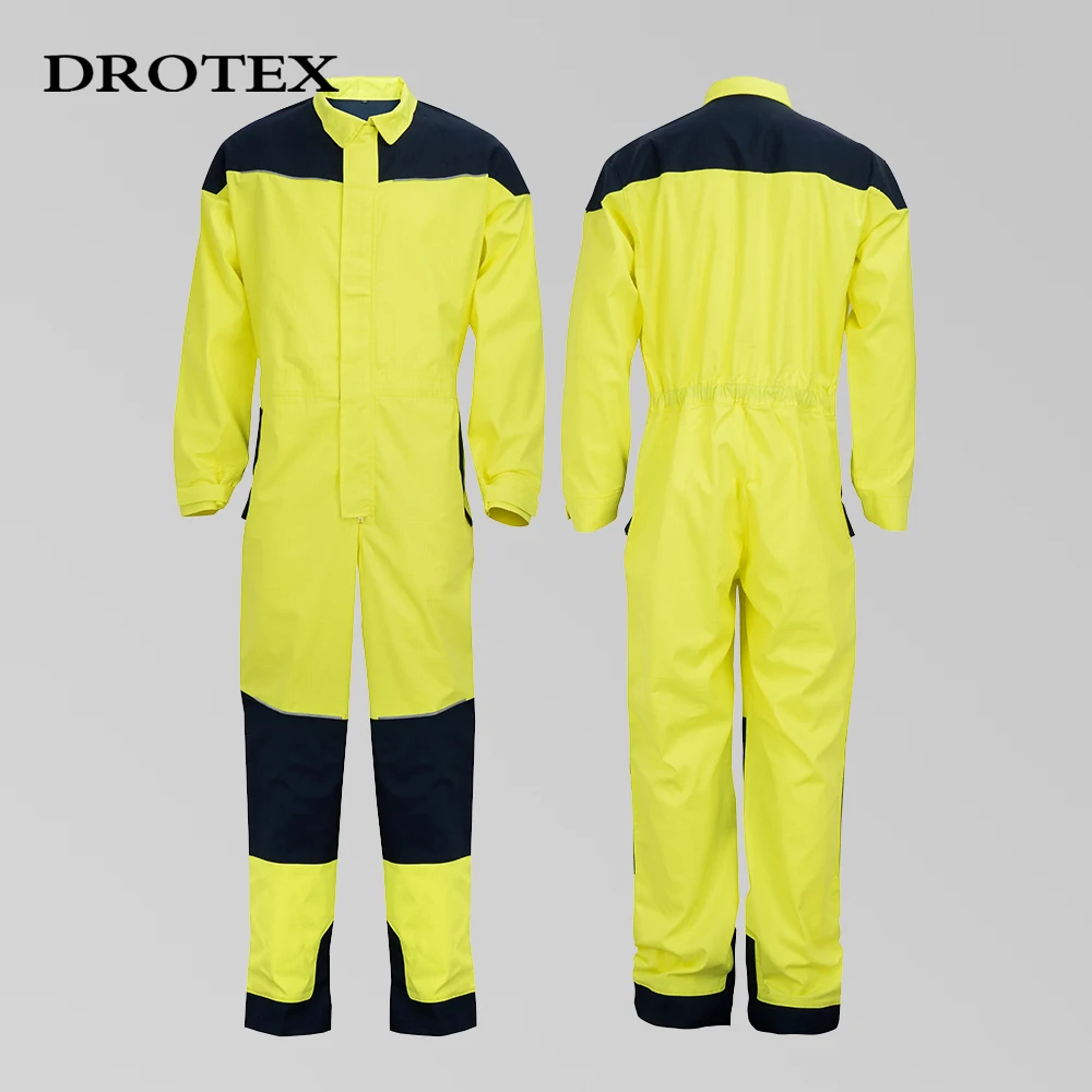 Мъжки пожароустойчива работно облекло за нефтепромыслов XXXL работно облекло Облекло огнеупорна гащеризон Работна форма за инженер