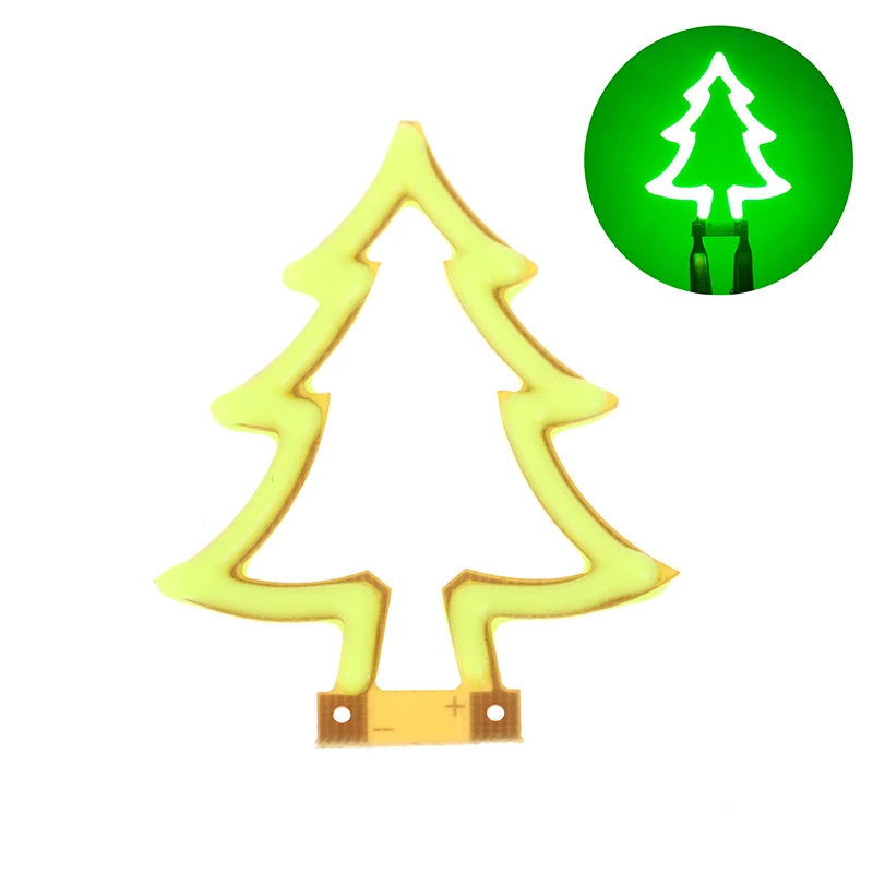 Направи си САМ Аксесоари За Лампи с нажежаема Жичка 3V COB LED Edison Гъвкава Зелена Светлина Коледно Дърво с нажежаема Жичка Свещ Диод Празнична Украса За Парти