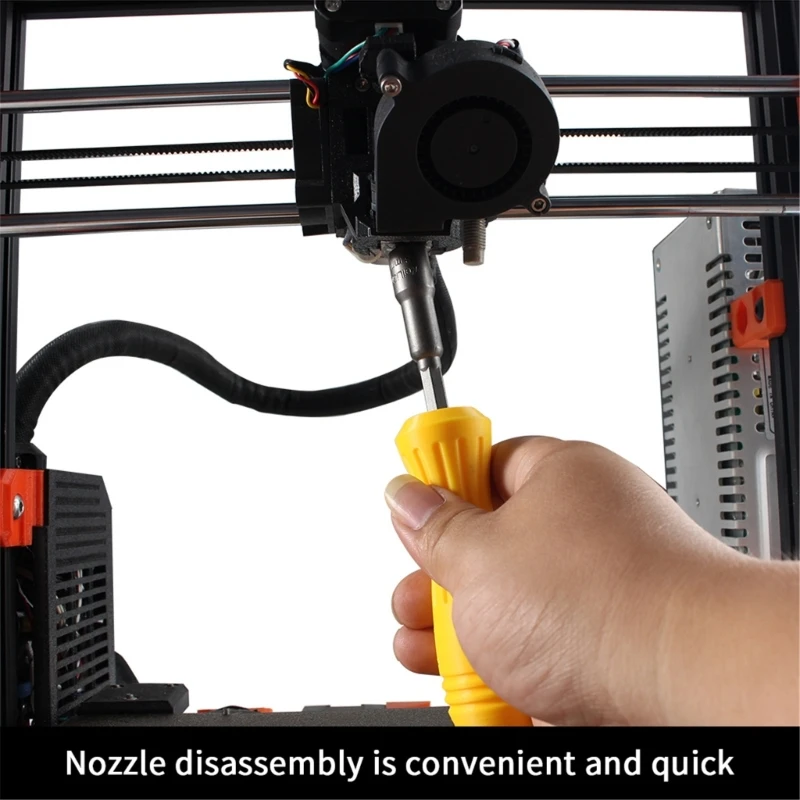 Не Засоряющий Инструмент за почистване на 3D-печат Прочищающие Тръба Екструдери се Използват за Почистване на Дюзи M7 Средство за достъп до 3D-принтер