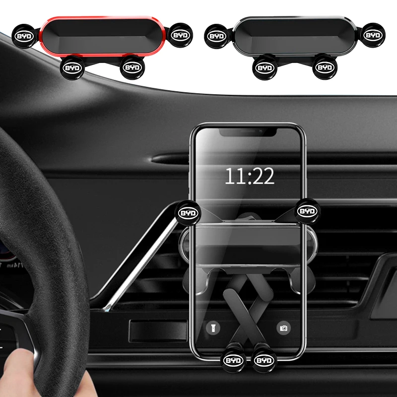 Нова Кола Телефона Автоматично Стойки За Мобилен Телефон, GPS Поставка Кола за монтиране на Стена За BYD F3 F0 S6 S7 E5 E6 M6 G3 G5 Аксесоари За Украса на Колата