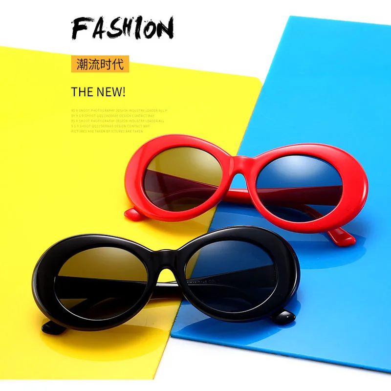 Нови модни слънчеви очила Alien, овални модни слънчеви очила в стил хип-хоп за мъже и жени, слънчеви очила G-Dragon, Интересен реквизит за снимки