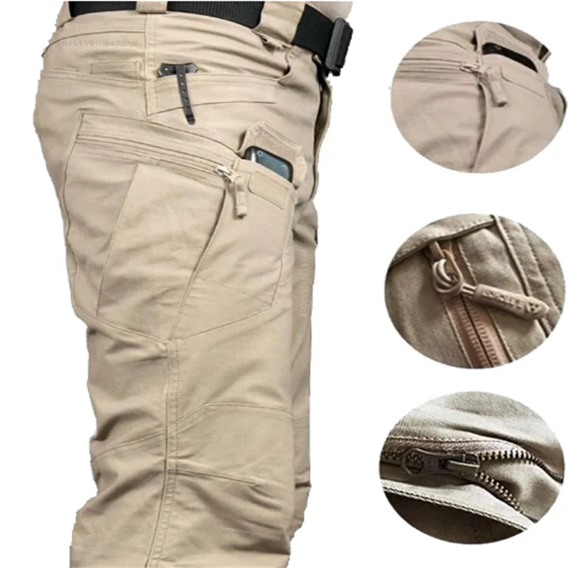 Нови тактически панталони-карго, мъжки Военни армейските панталони SWAT, памучни Болсо, Разтеглив, Ежедневни панталони, мъжки