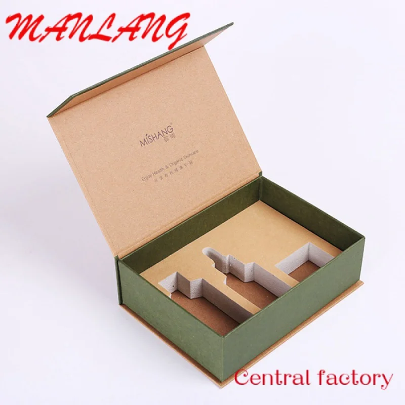 Обичай Продукти за грижа за кожата CustomHotsale Картонена кутия с магнитна закопчалка, картонена Еко-опаковъчна хартия с мек покрив