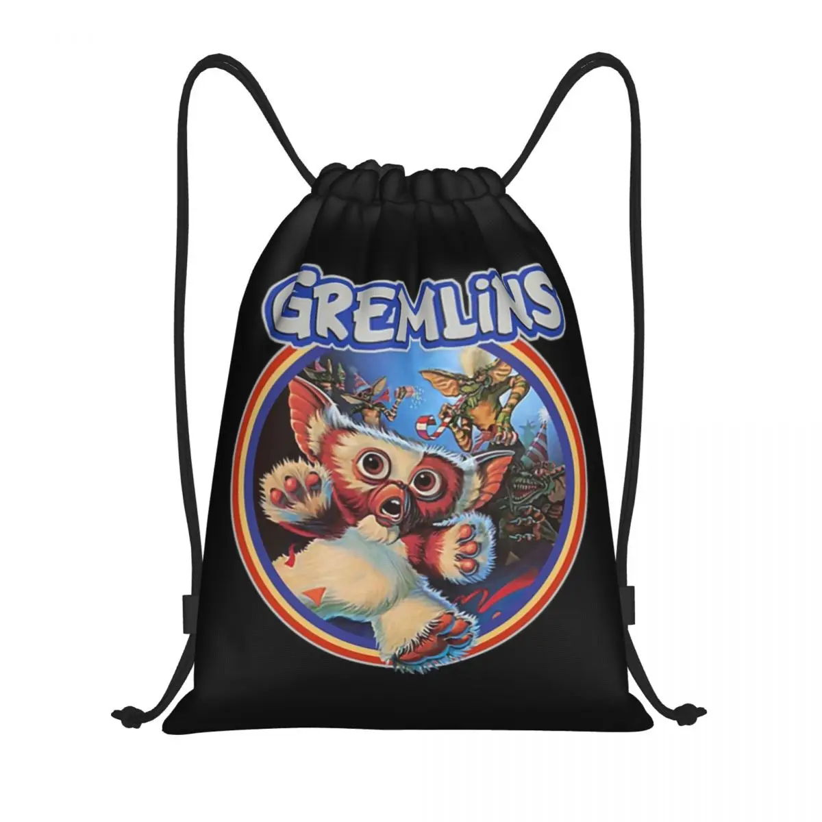 Обичай реколта gizmos Gremlins, чанти дантела прозорци за тренировки, раници за йога, раница за спортна зала от научно-фантастичен филм Mogwai Monster