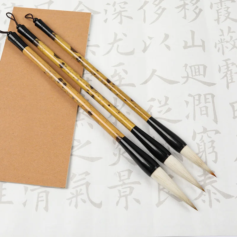 Обичайният набор от четки Script Lian за начинаещи в китайската калиграфия Специална четка за писане Официалната печат Script Practice Pen Caligrafia