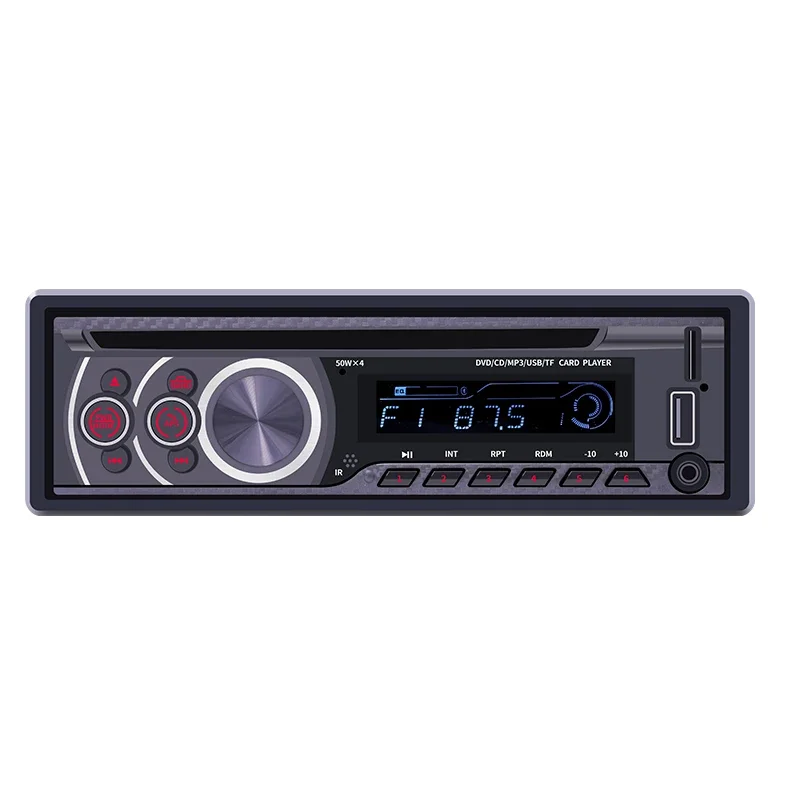 Онлайн fm трансмитер 1 din U-диск, аудио AUX TF карта външен дисплей изключване на захранването еквалайзер с памет музикален автомобилен mp3 и DVD плейър
