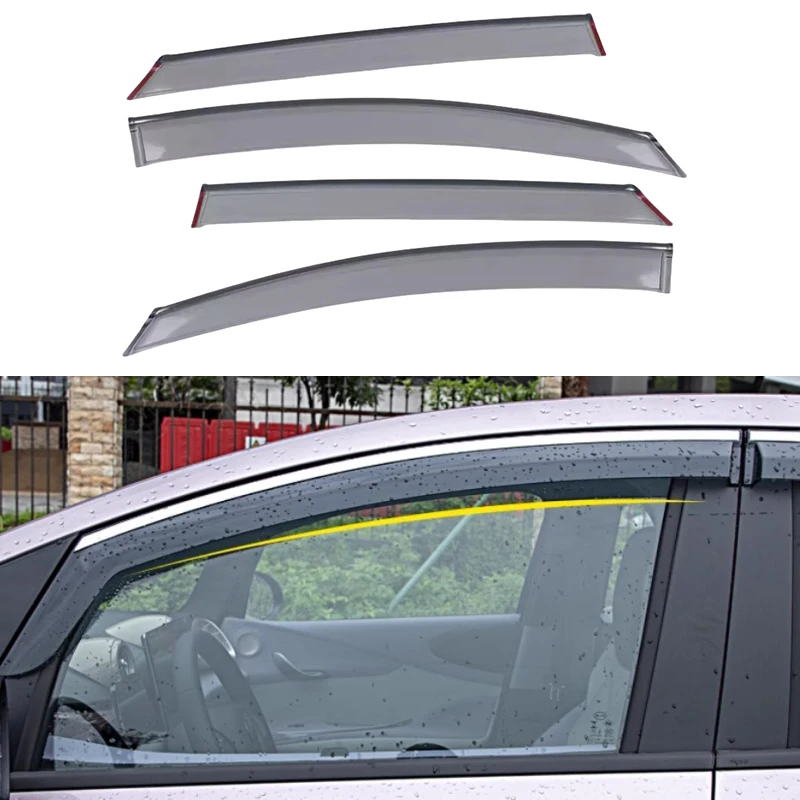 Подходящ за BYD Dolphin Висококачествено автомобилно стъкло Защита от дъжд или блясък Защита от дъжд за вежди Защита от дъжд, за да проверите за украса на колата Модифицирани детайли