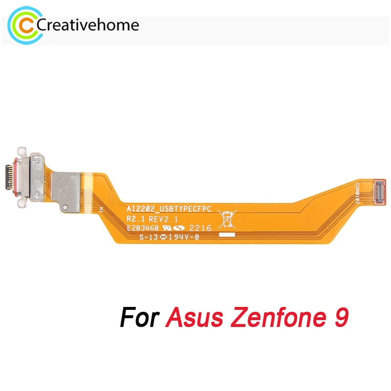 Порт за зареждане Гъвкав Кабел За Asus Zenfone 9 AI2202-1A006EU USB зарядно устройство ще захранване на Зарядно устройство Ремонт на Замяна