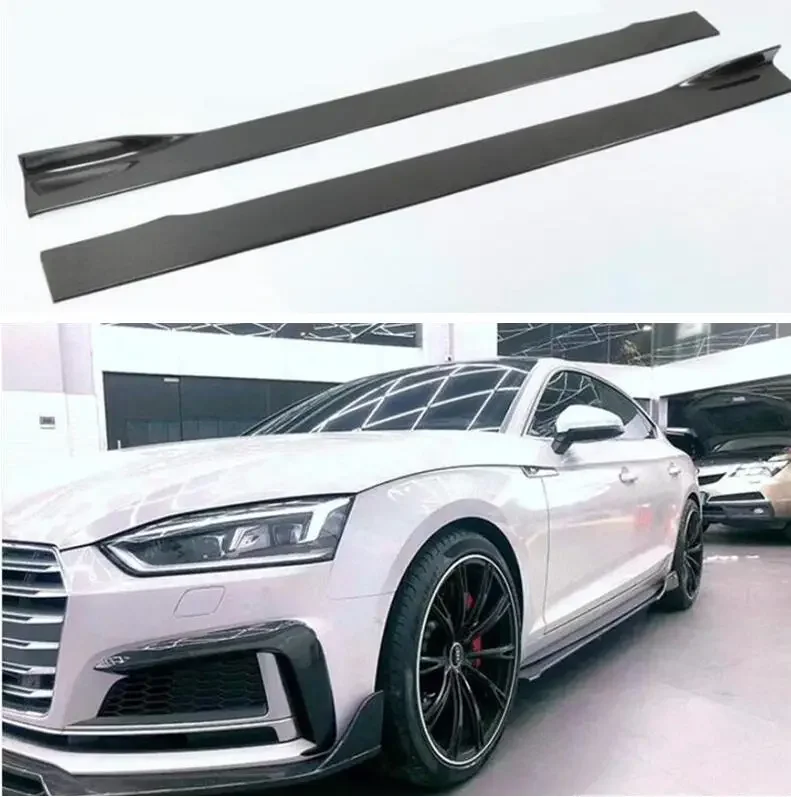 Прагове за Купето На Audi A5, S5 RS5 SLINE 2017 2018 2019 2020 2021 2022 2023 Комплект странични прагове За Купето Кутията за устни От въглеродни Влакна