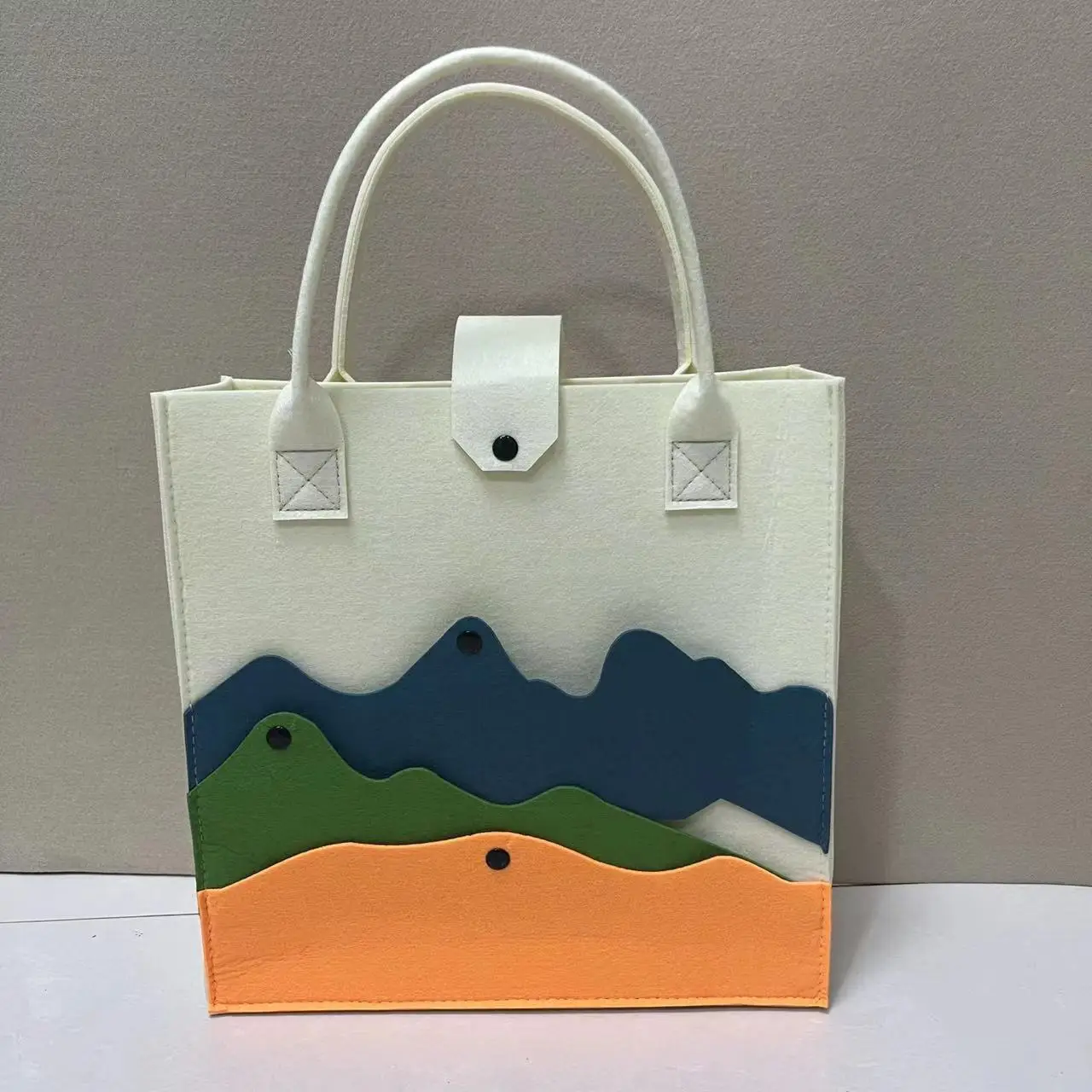 Преносими многоцветни планински върхове, еко чанти-тоут, пухкава дамски чанти голям капацитет, унисекс чанти, ежедневни чанти за пазаруване