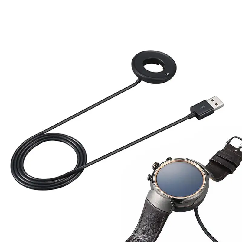Преносимо зарядно за USB замяна зарядно устройство, USB-кабел за зареждане, умни часовници, адаптер бързо зареждане за Дзен Watch, 3 аксесоар
