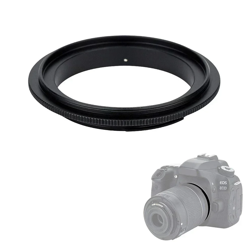 Преходни пръстен за обектив за огледално-рефлексен фотоапарат 52 мм-77 мм Метална Външна резба към Външна дърворезба Обратно адаптер макрообъектива 52 мм към външна дърворезба 77 мм