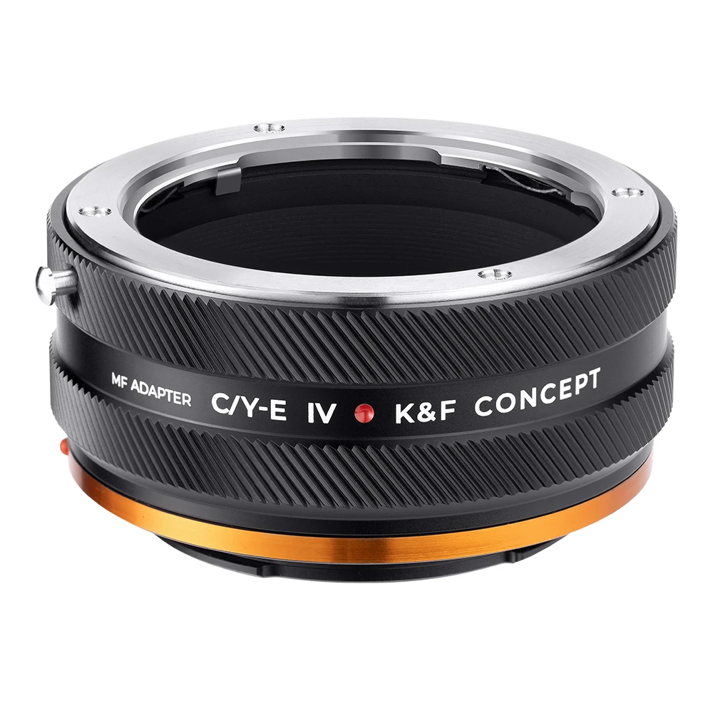 Преходни пръстен за обективи K & F Concept за определяне на отражение на обектива C/Y (Contax/Yashica) към корпуса на камерата Sony E За смяна на аксесоари C/Y-E IV PRO