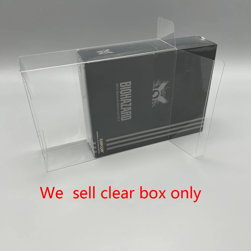 Прозрачна кутия за съхранение на защитен бокс за игри Biohazard 25th anniversary епизод selection game box
