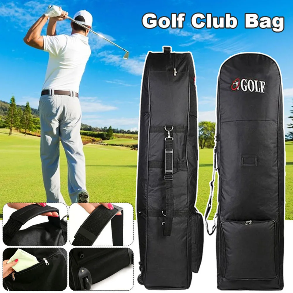 Пътна чанта за голф колела от тежка рамка тъкани 600D, пътна чанта за голф, универсален размер за различните авиокомпании, авиационна чанта за голф, директна доставка