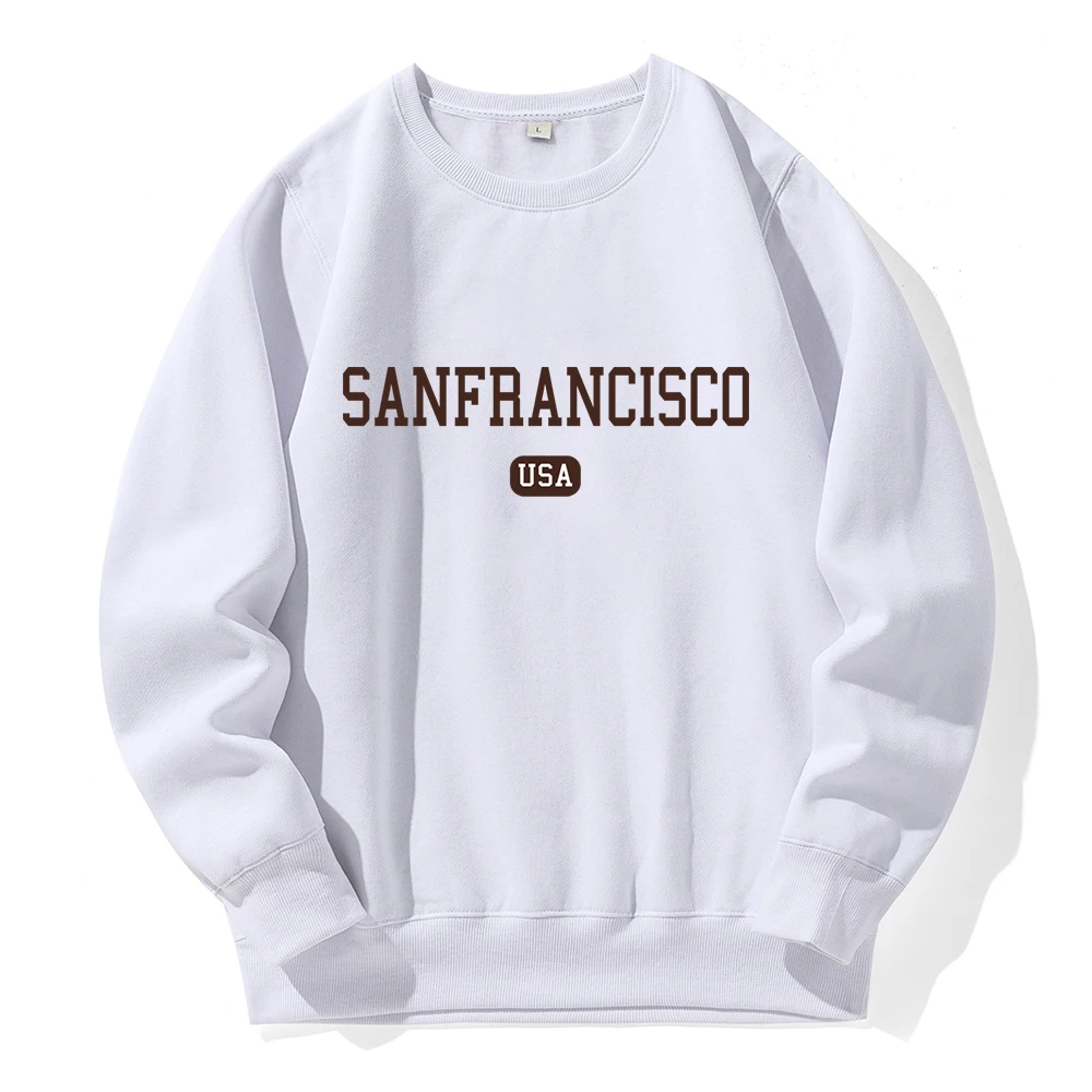 Сан Франциско, САЩ, качулки с надпис Street City, мъжка мода, спортно свободна hoody, мъжки базова ежедневни hoody, свободна негабаритная hoody с качулка