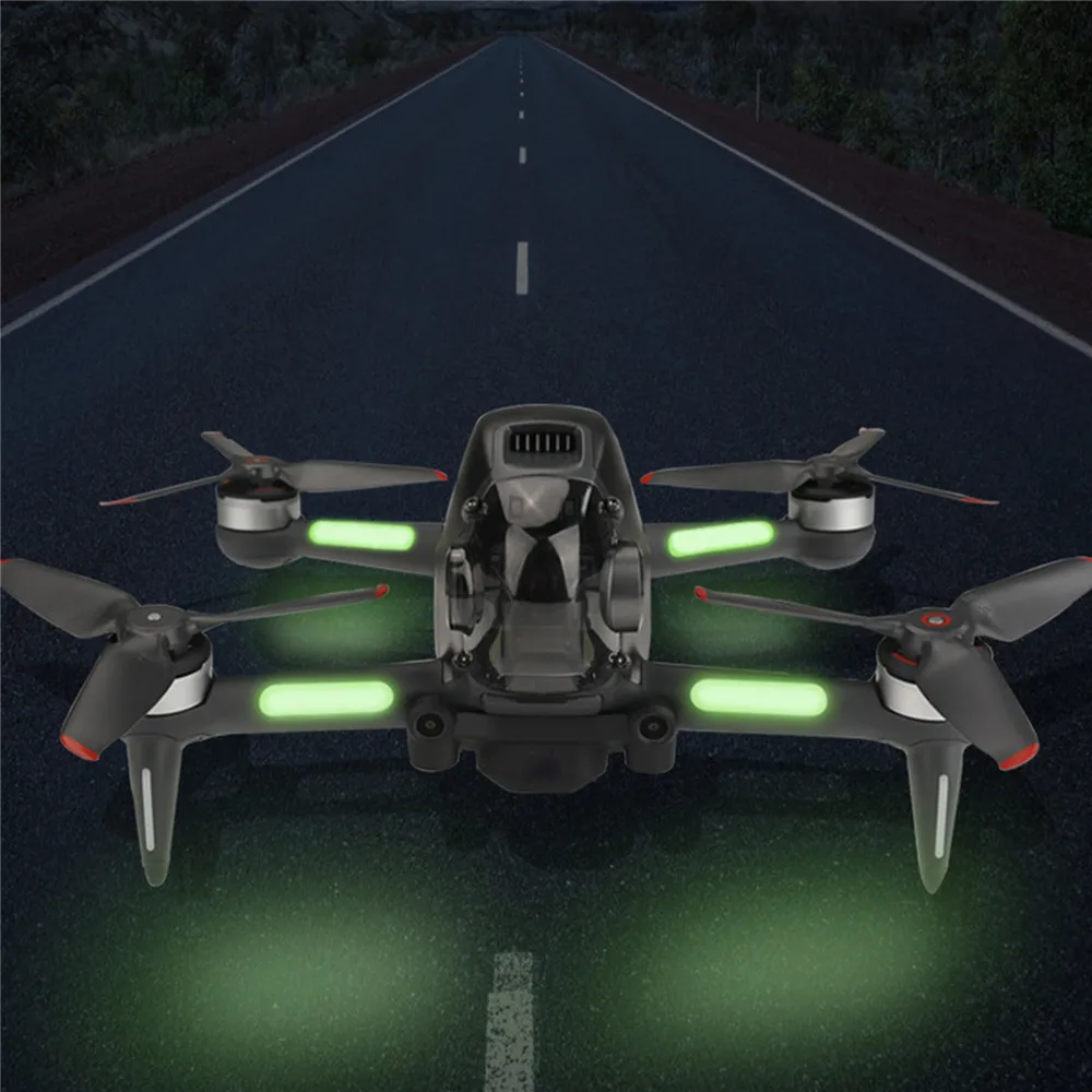 Светещ стикер Стикер за нощен полет Флуоресцентни етикети за аксесоари DJI FPV Combo Drone въздухоплавателни средства