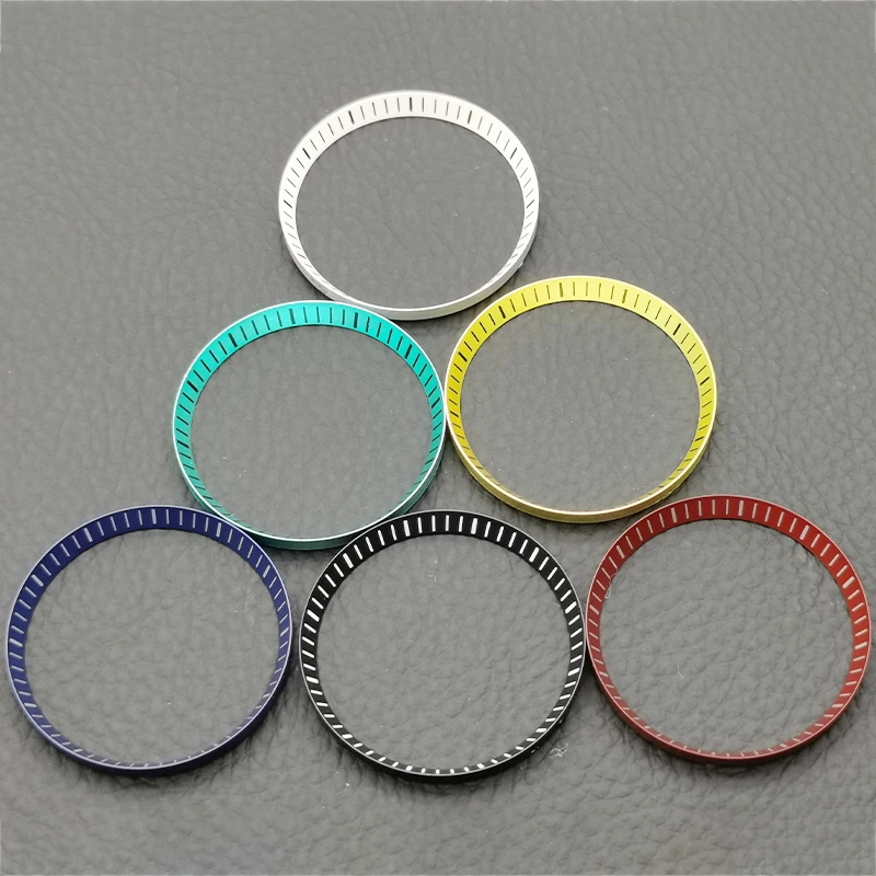 Сменное пръстен SKX007 диаметър 30.3 мм е Подходящ За корпуси на часовници Seiko SRPD SKX009 Вътрешен пръстен от меден материал NH35 NH36 Детайлите на корпуса часа