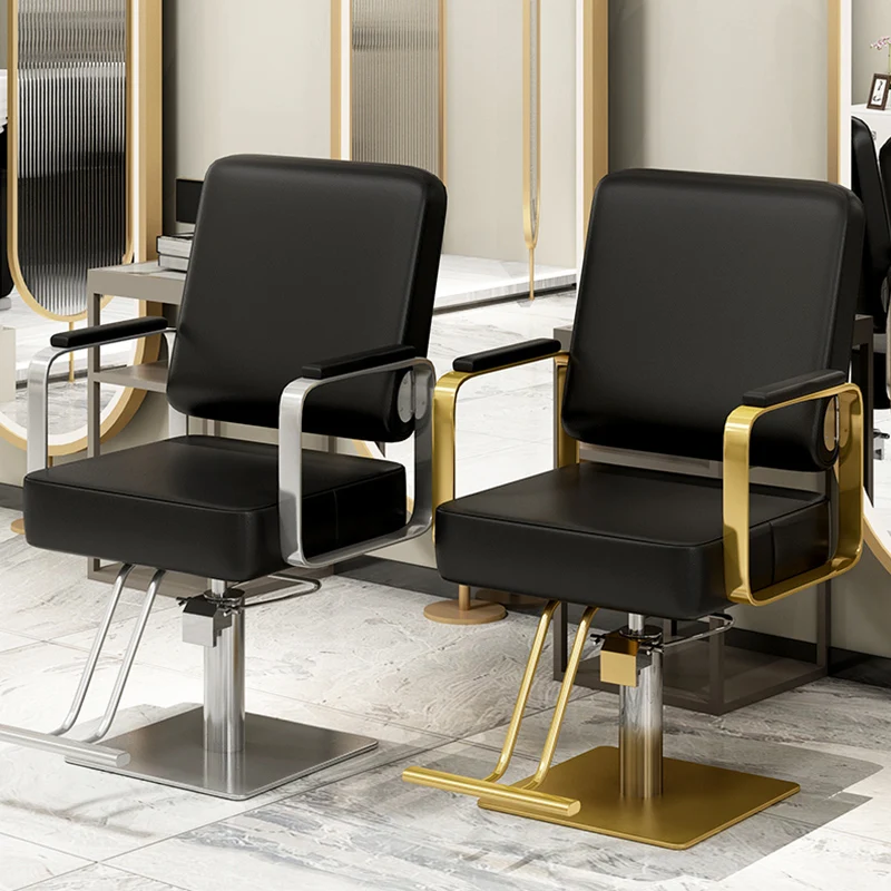 Специалност Модерни коса стол Парапет Лекота на Красотата Коса стол Отточна тръба на шарнирна връзка Грим Cadeira Sillas Шезлонг Мебели HD50LF