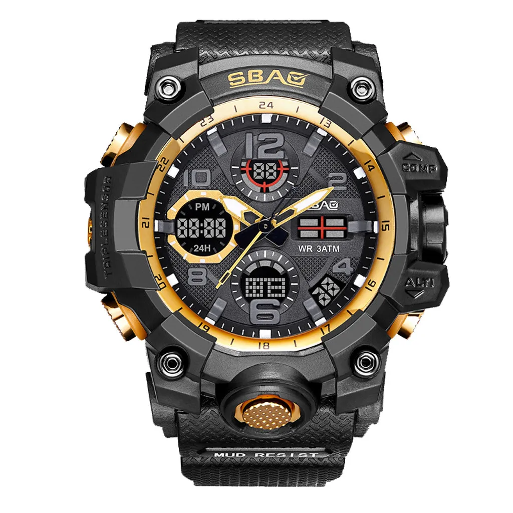 Спортни Мъжки часовници Цифрови Led Електронни часовници Tpu Кварцови ръчни часовници Мъжки Часовници Мъжки умни часовници за мъже