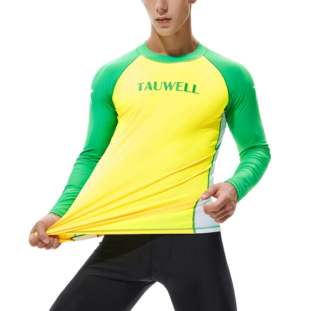 Стартира мъжки нов продукт с UV-слънцезащитен крем, риза с дълъг ръкав, плажен костюм за сърф, Бански Upf 50 + слънцезащитен крем Camiseta