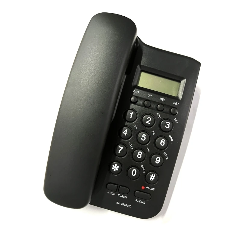Стационарен телефон G5AA Стационарни телефони с голям бутон и функцията за идентификация на обаждащия се за офис