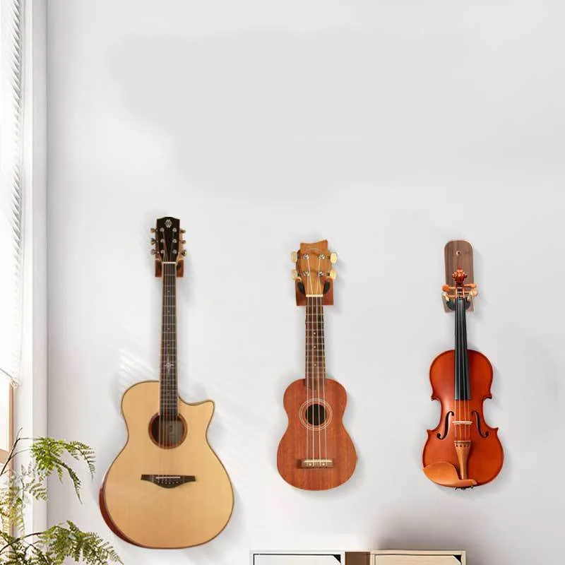 Стенни закачалка за китара, скейтборд, Дървена Закачалка за китара, монтиран на стената стойка за китара, Аксесоари за акустични китари за домашния офис