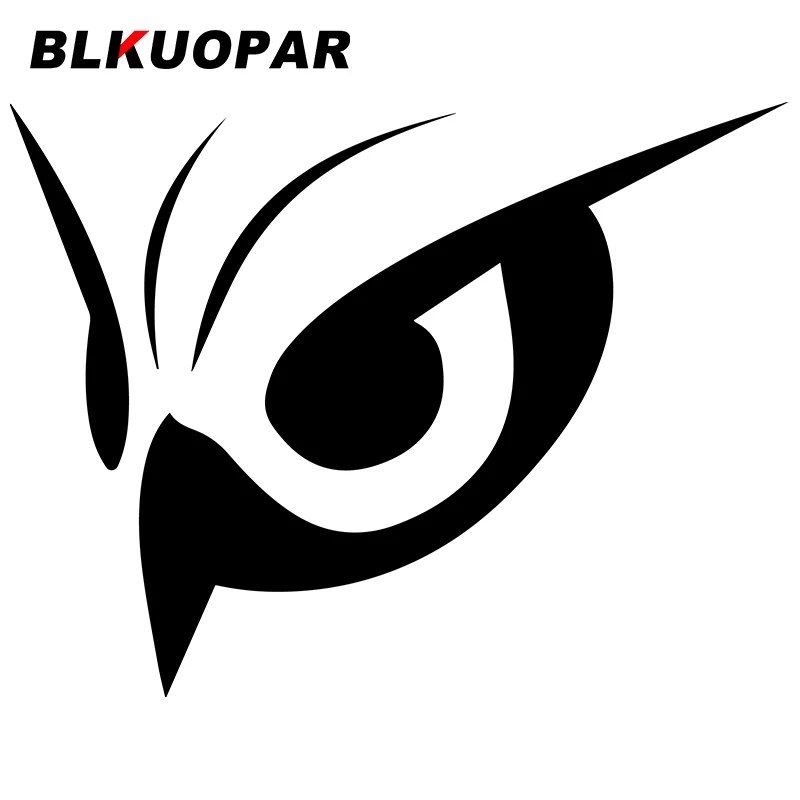 Стикери с логото на BLKUOPAR for Eye Винил материал, Автомобилни стикери драскотина на прикусе лаптоп Водоустойчив слънцезащитен крем за лаптоп Забавно украса