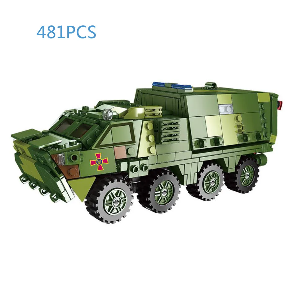 Съвременната Руска Военна Машина Btr-4c Медицински Бтр Batisbricks Градивен елемент на Ww2 Съберат Модел Тухлени Играчка За Момчета, Подарък