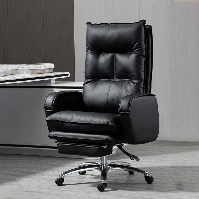 Съвременно Луксозно офис стол с флип от облегалка, Скандинавски Удобен Стол за вашия офис, Ергономични Мебели Sedia Ufficio с висока облегалка SR50OC