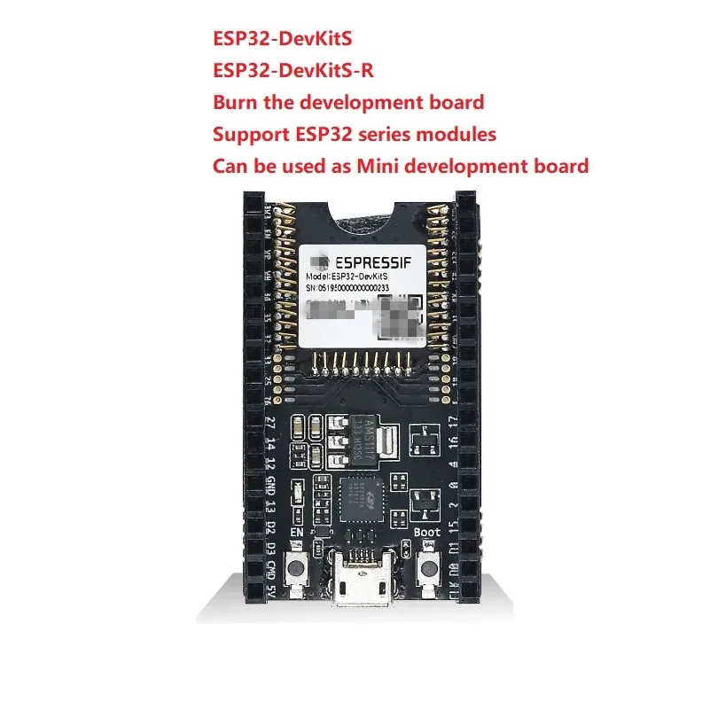 Такса за разработка на софтуер ESP32-DevKitS, базова такса за програмиране ESP32-DevKitS-R, е подходящ за развитие на модула ESP32