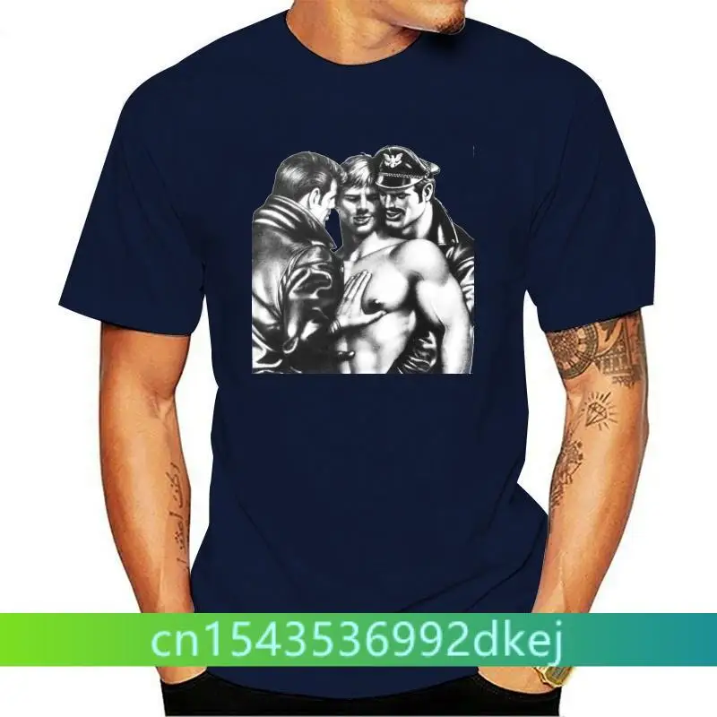 Тениска Tom of Finland Hard Place, фетишистская тениска Maglietta Manica Corta