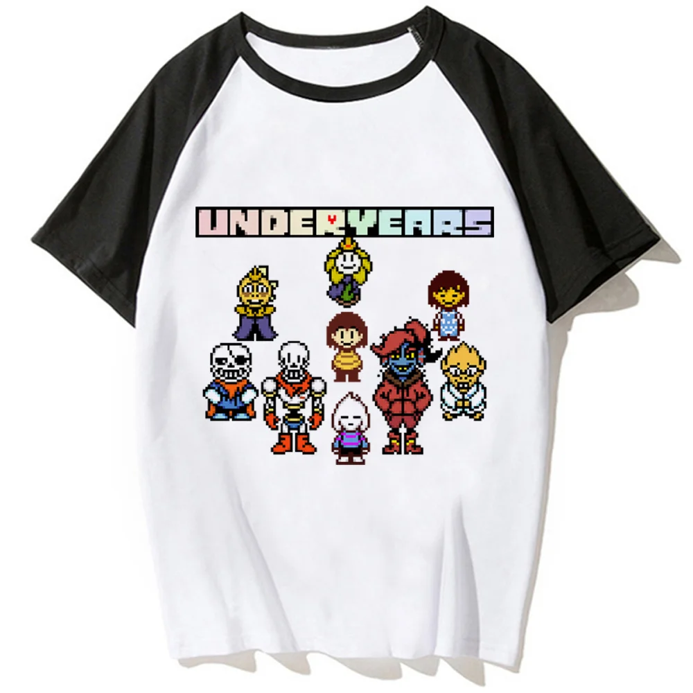 Тениска Undertale, дамски дизайнерски тениски, градинска дрехи за момичета