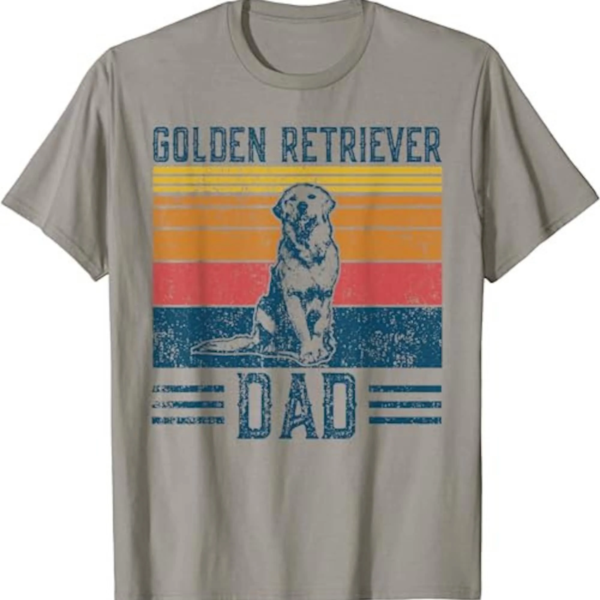 Тениска за кучета на Golden Dad Vintage Звученето на Пот 14179