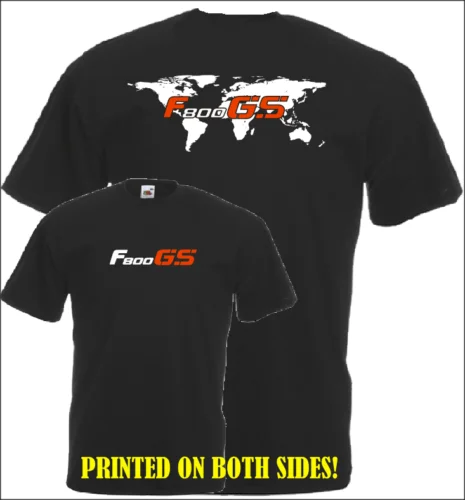 Тениска за фенове на F 800 GS, тениска за любителите на приключенски мотоциклети F800GS
