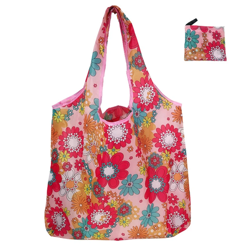 Торби за многократна употреба за пазаруване, дамски сгъваема чанта-тоут, преносим Тъканта, Еко-чанта за продукти, сгъваеми чанти за плодове и зеленчуци с голям капацитет