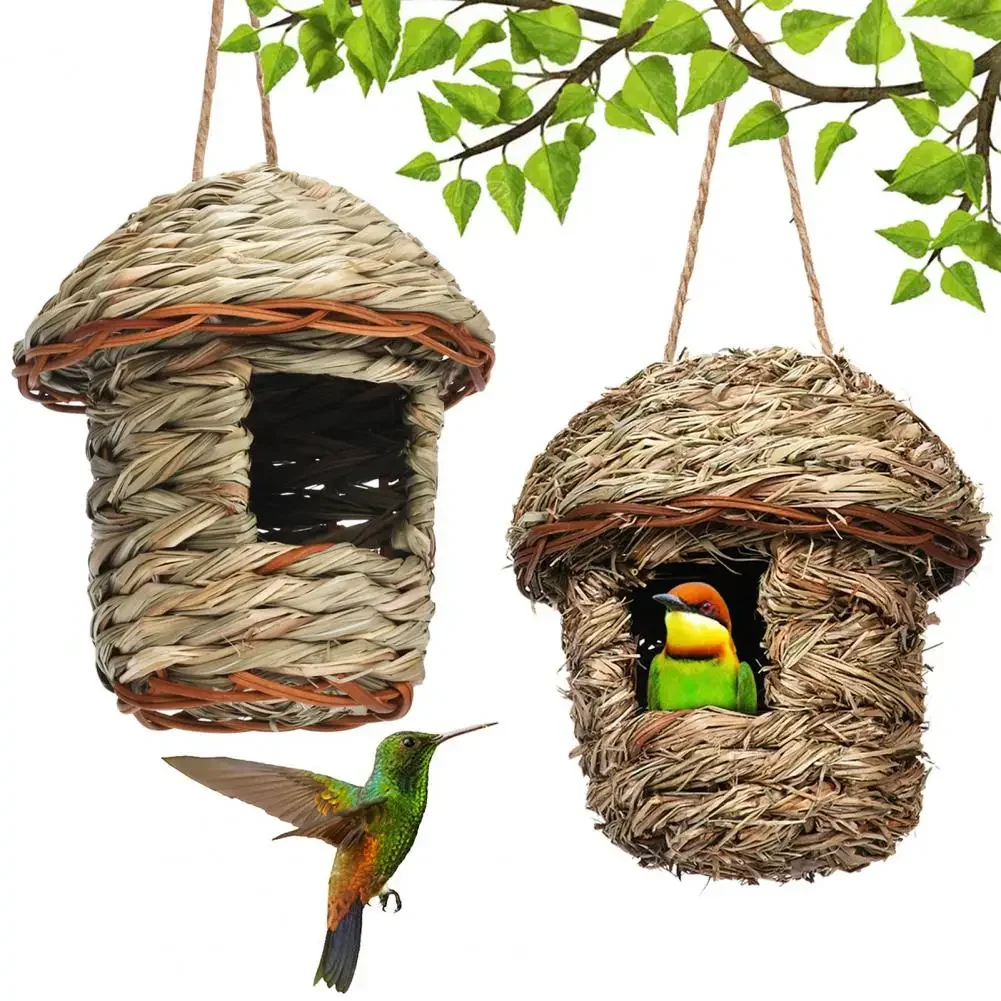 Трайно bird ' s nest, удобна къща колибри, сплетенное ръчно Място за почивка, хамак, подвесное гнездо колибри