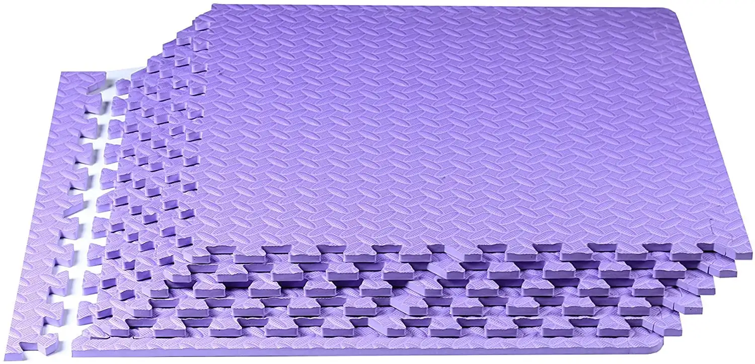 Тренировъчен Предпазна Подложка За пода EVA Foam с Блокирующимися Плочки от 24 Квадратни Метра