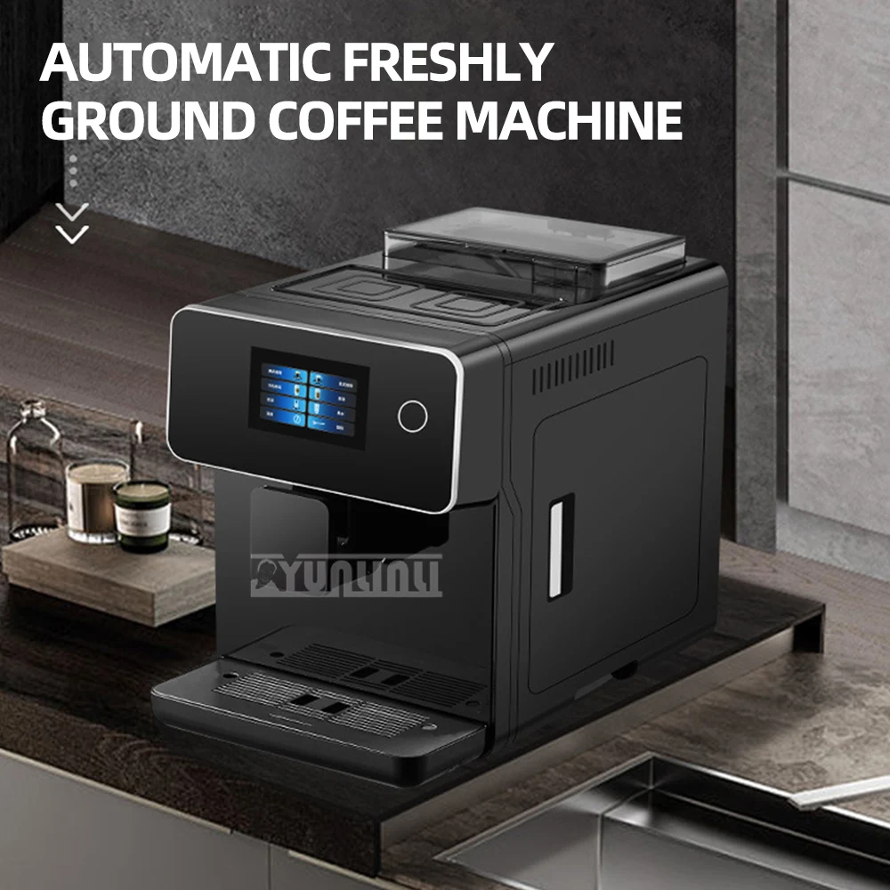 Търговска машина със сензорен екран, Автоматична кафемашина за приготвяне на еспресо кафе машина за офиса