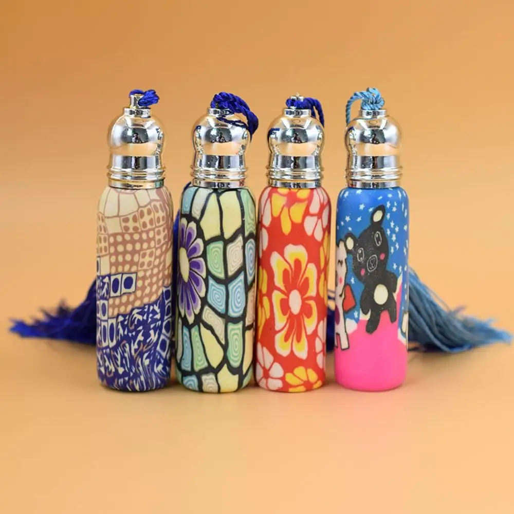 Флакон с глиняным ролка, шишенцата за проби, флакони с етерично масло, стъклени флакони за парфюми, флакон с роликовым петно.