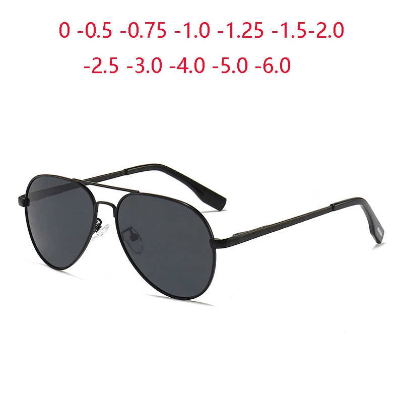 Цветни лещи на Лещи За Късогледство Поляризирани Слънчеви Очила За Деца от Метал с Овална форма Слънчеви Очила С Антирефлексно Покритие По Рецепта От 0 -0.5 -0.75 До -4.0