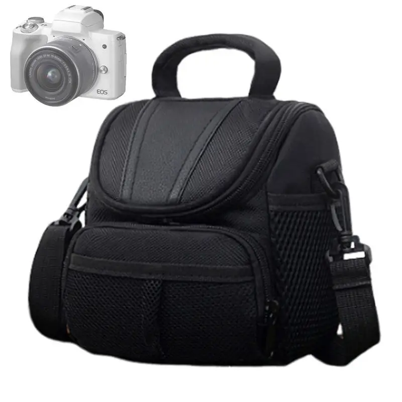 Чанта за фотоапарат Професионален раница за фотоапарата за фотографи, отделение за лаптоп и мека мек калъф, съвместим с SLR / DSLR