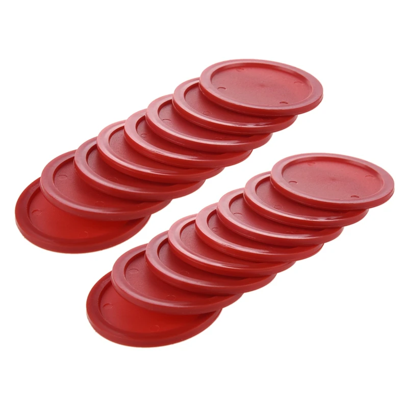 Червен комплект за аэрохоккея (16 бр. за миене за аэрохоккея 63 mm)