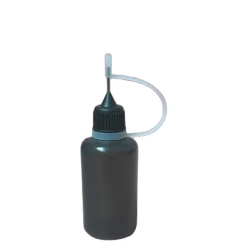 Черни пластмасови бутилки, Опаковки, контейнер за етерични масла и парфюми на добавки с малък отвор за пълнеж Безплатна доставка 10ШТ 10 МЛ 30 мл